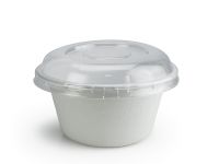 PAPER CONTAINER 600 ML WITH LID