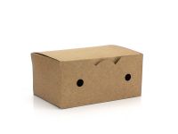 Kraft paper box with holes 130*85*60