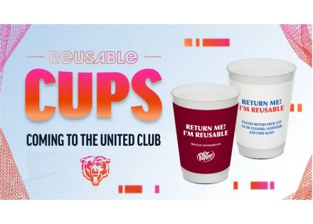 Chicago Bears та Keurig Dr Pepper підтримують тренд на багаторазові стакани на спортивних майданчиках
