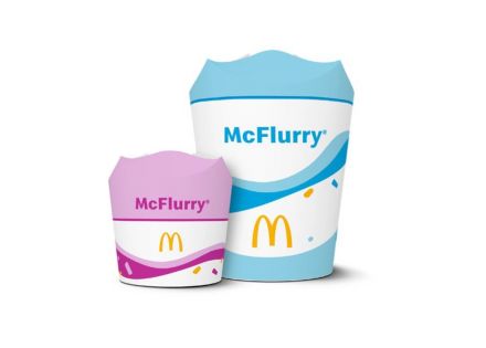 McDonald's відмовляється від пластикових кришок для McFlurry на користь нового повністю картонного дизайну