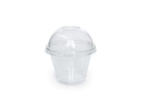 GLASS PLASTIC DESERT PET 200ML without lid