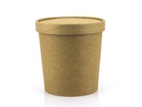Tureen 780ML KRAFT WITH PAPER COVER